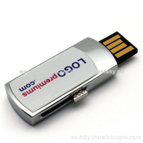 Custom Slide USB Drive with 64MB to 32GB Capacity, 2.0 Interface, OEM Services are Provided